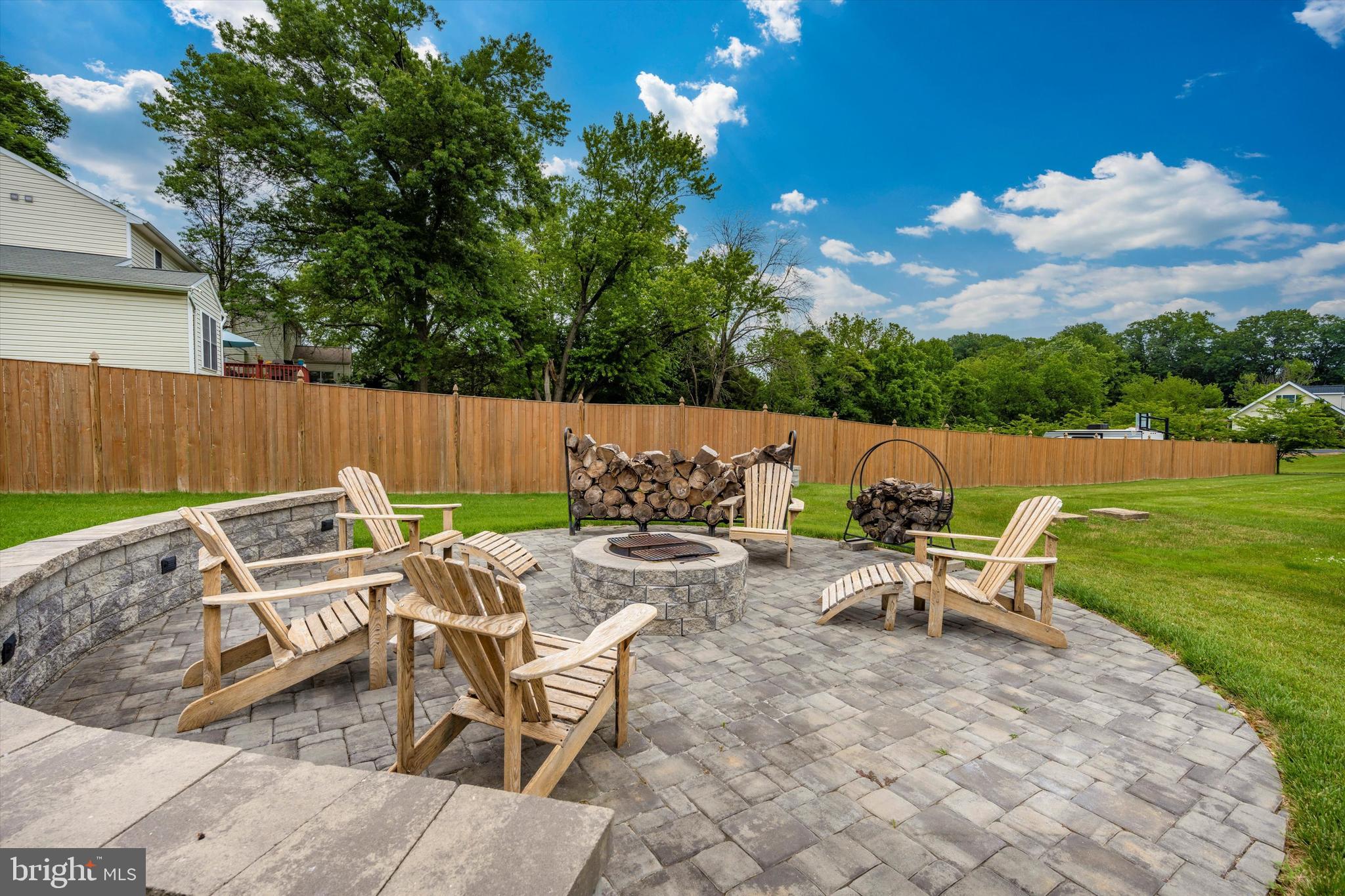 26701 Ridge Road Damascus, MD 20872 - Photo 22 of 24 Patio with Fire Pit