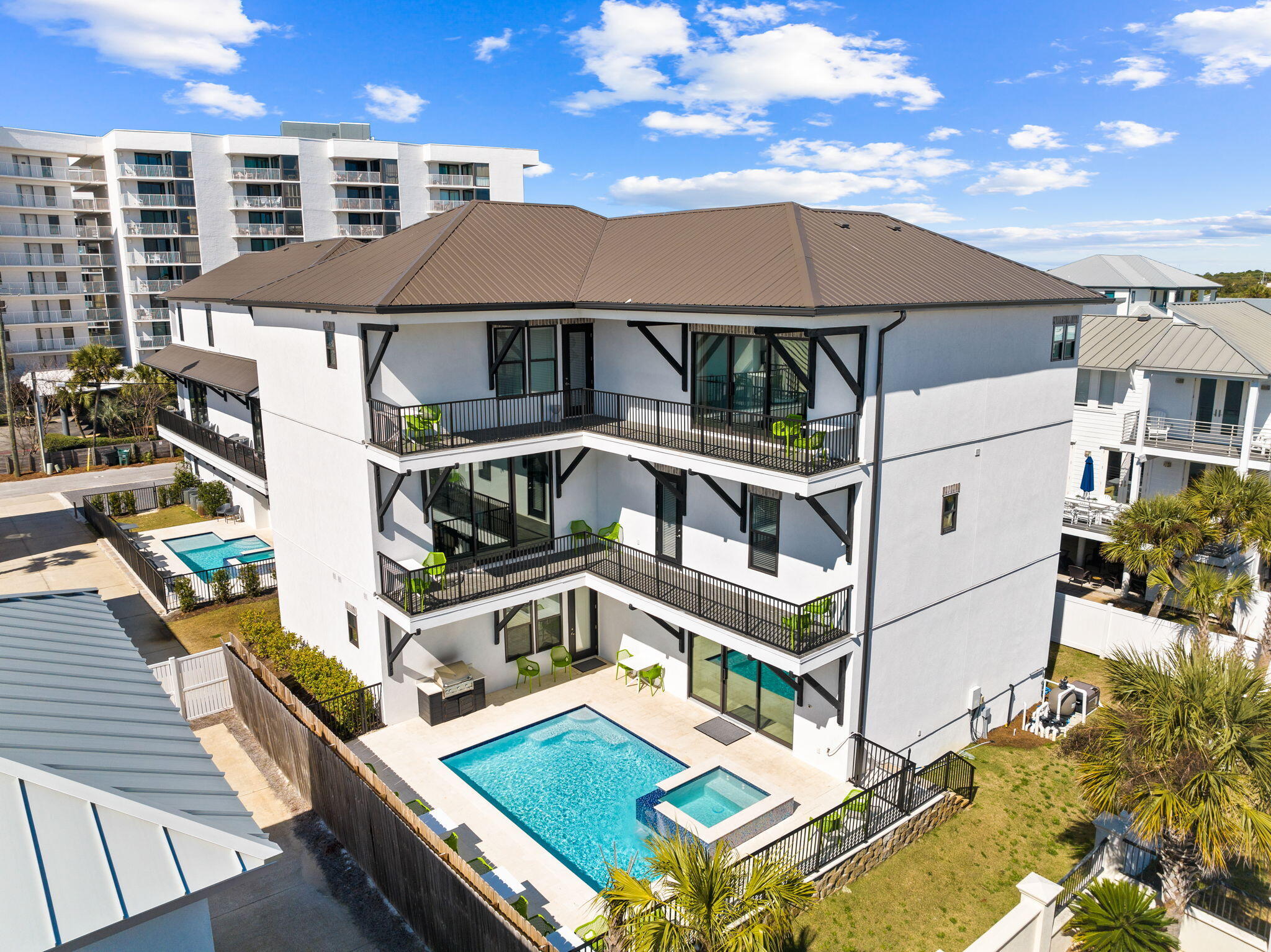211 Snowdrift Road Miramar Beach, FL 32550 - Photo 2 of 46 a front view of a house with balcony