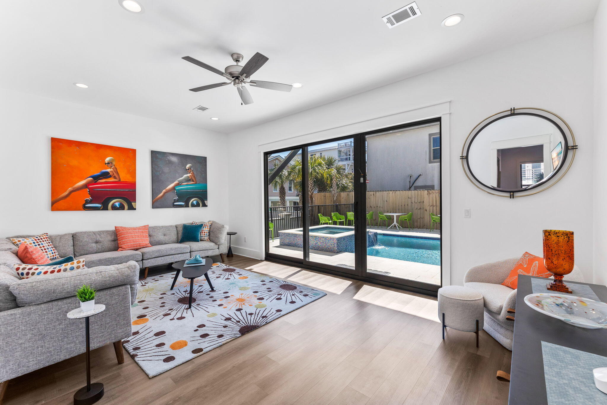 211 Snowdrift Road Miramar Beach, FL 32550 - Photo 26 of 46 a living room with furniture and a floor to ceiling window