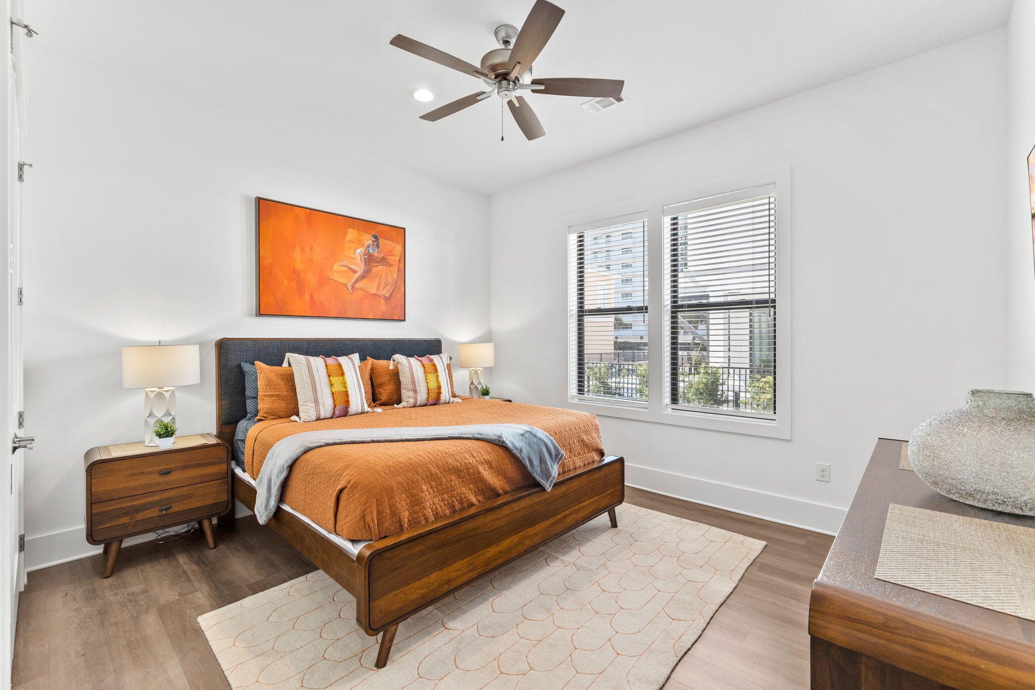 211 Snowdrift Road Miramar Beach, FL 32550 - Photo 36 of 46 a bedroom with a bed lamp and a window