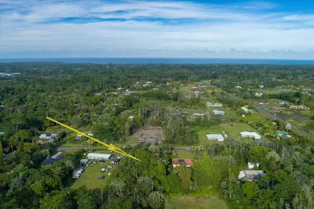 a aerial view of a house