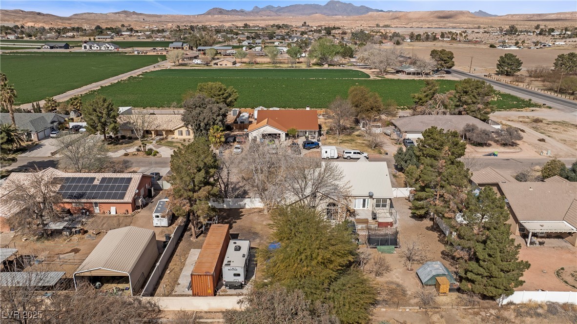 1951 Jim Haworth Court Logandale, NV 89021 - Photo 58 of 63 Bird's eye view with a residential view and a mountain view
