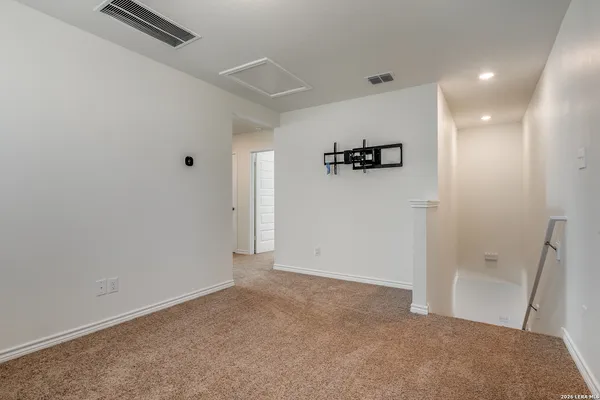 a view of an empty room