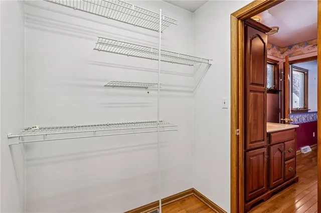 a view of walk in closet