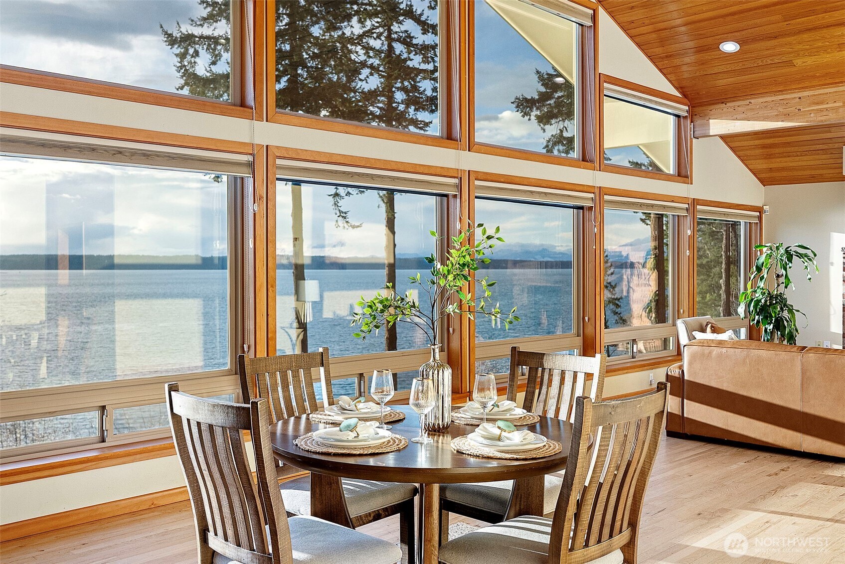 17510 88th Street Southwest Longbranch, WA 98351 - Photo 14 of 40 a dining room with furniture mountain view and wooden floor