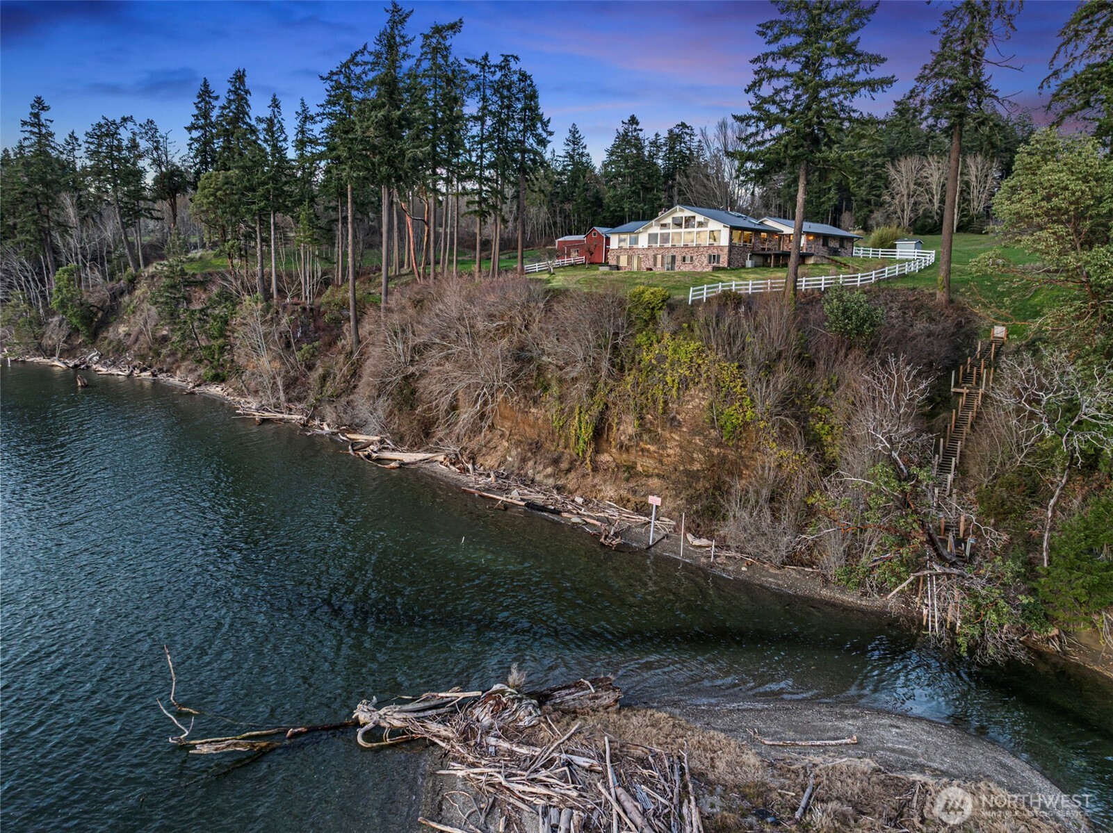 17510 88th Street Southwest Longbranch, WA 98351 - Photo 35 of 40 a view of a lake with a yard