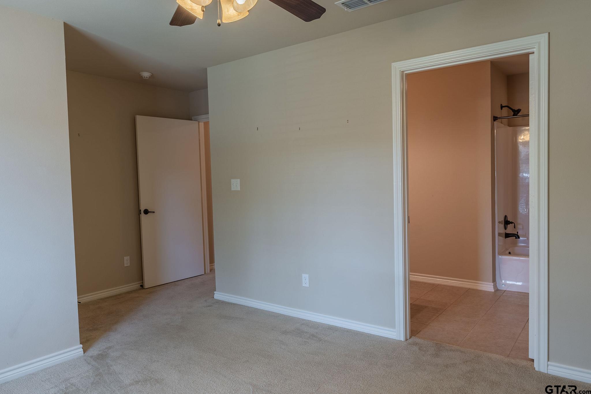 421 West Cumberland Road, Unit 703 Tyler, TX 75703 - Photo 15 of 29 an empty room with closet and a chandelier fan