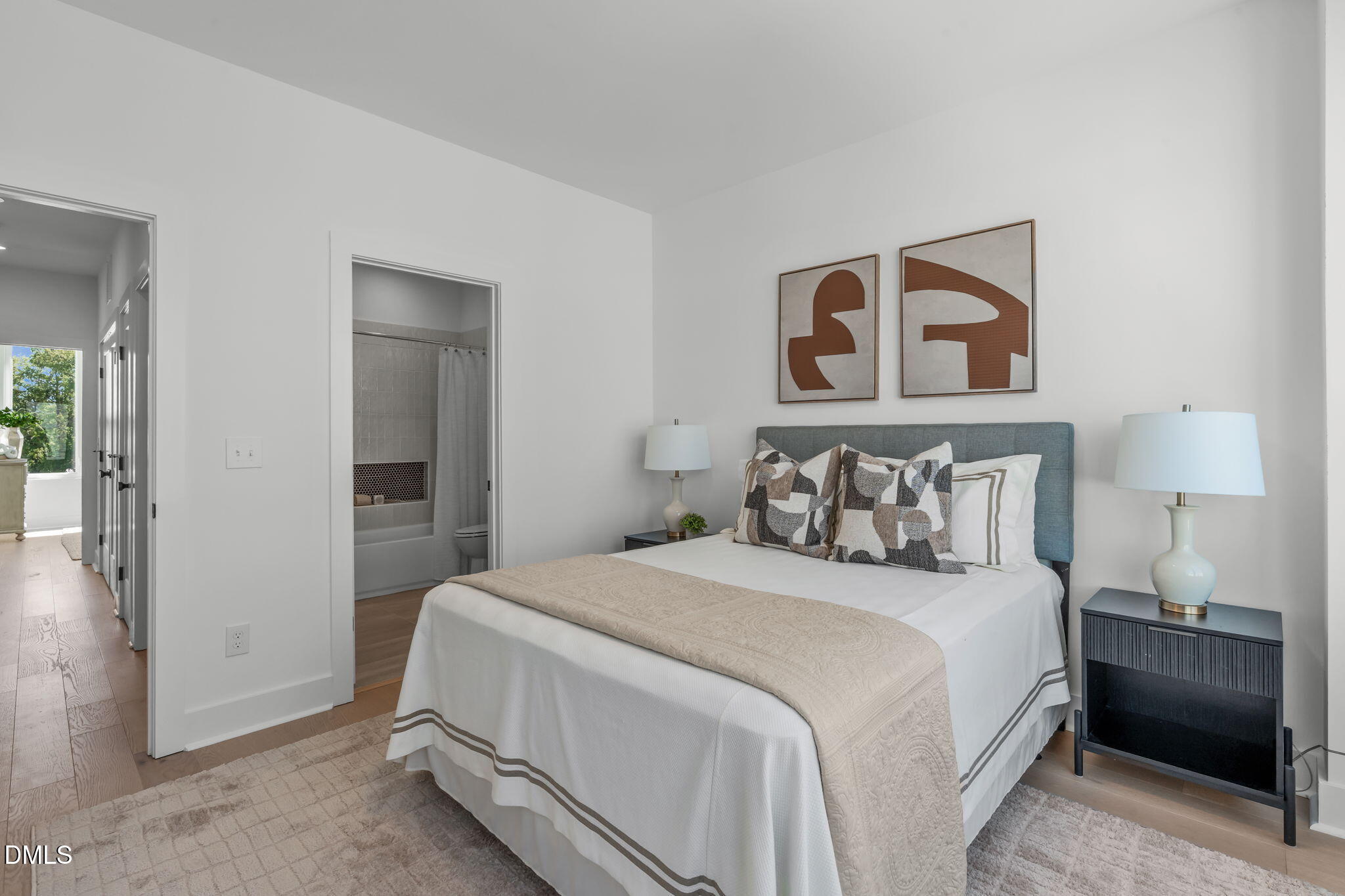 2010 Moody Durham, NC 27701 - Photo 28 of 45 a bedroom with a bed and a lamp