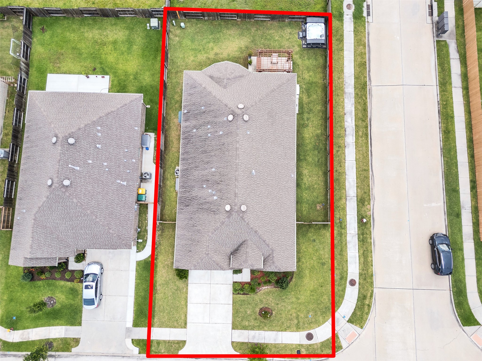 27997 Lone Hollow Lane Spring, TX 77386 - Photo 3 of 45 a aerial view of a house with a yard and potted plants