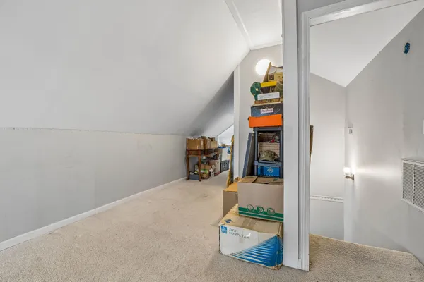 a room with storage and utility