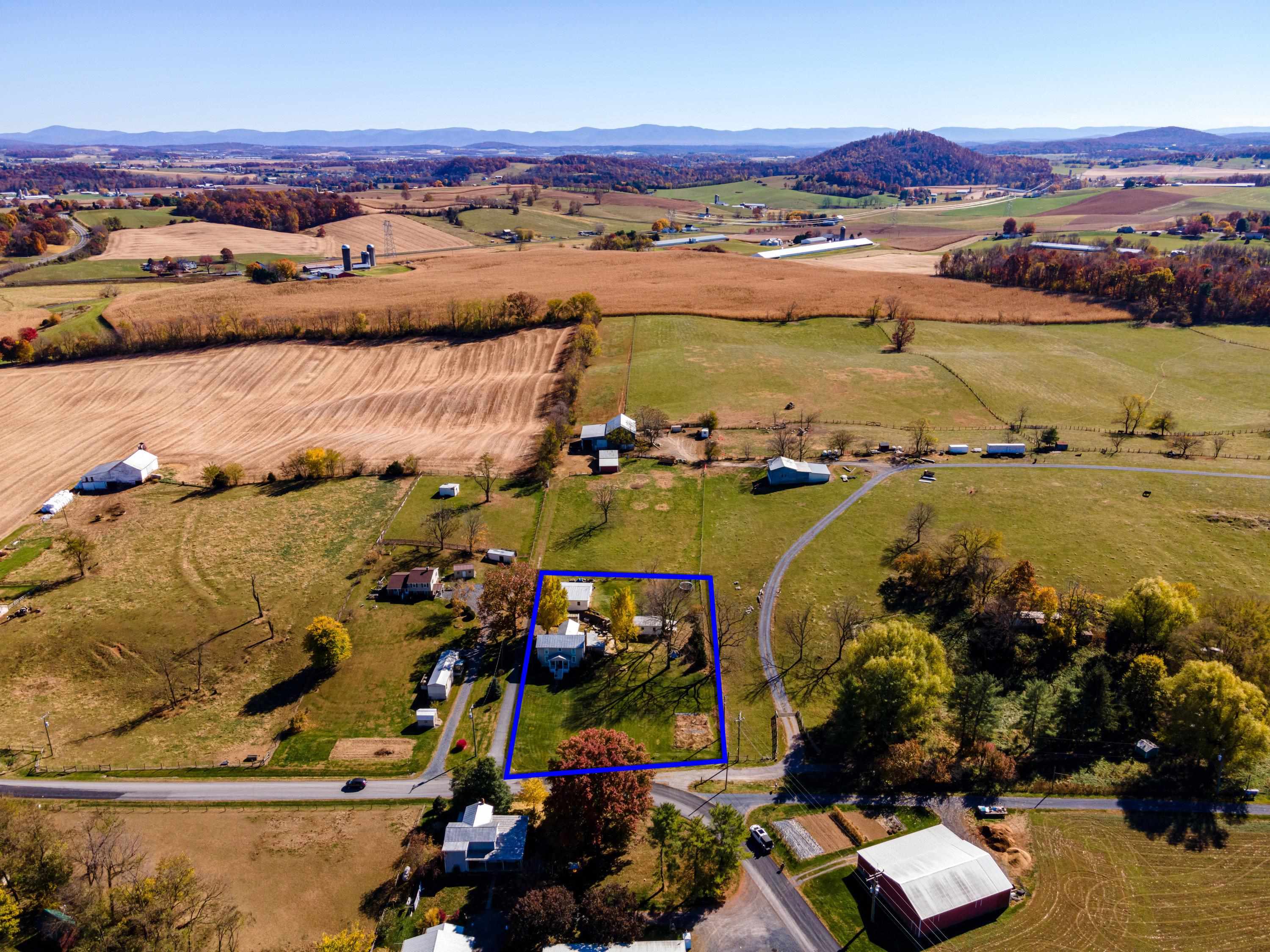 3667 Dry Hollow Road Dayton, VA 22821 - Photo 66 of 68 an aerial view of ocean and residential houses with outdoor space