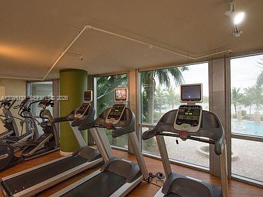 2681 North Flamingo Road, Unit 2004S Sunrise, FL 33323 - Photo 23 of 26 a view of a room with gym equipment