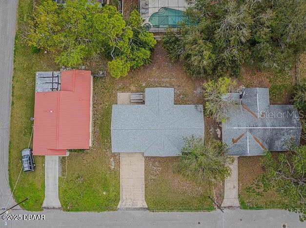 1022 4th Street Port Orange, FL 32129 - Photo 21 of 21 an aerial view of a house with a yard