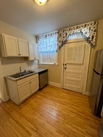 a room with storage and utility