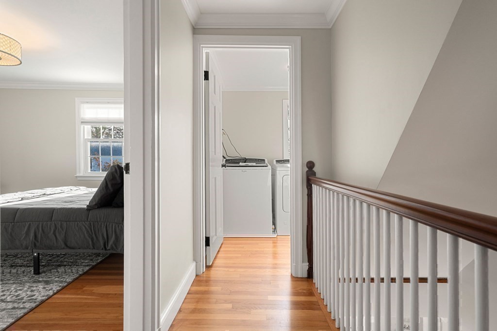 20 Shetland Road Marblehead, MA 01945 - Photo 29 of 40 a view of a hallway with a livingroom and a window