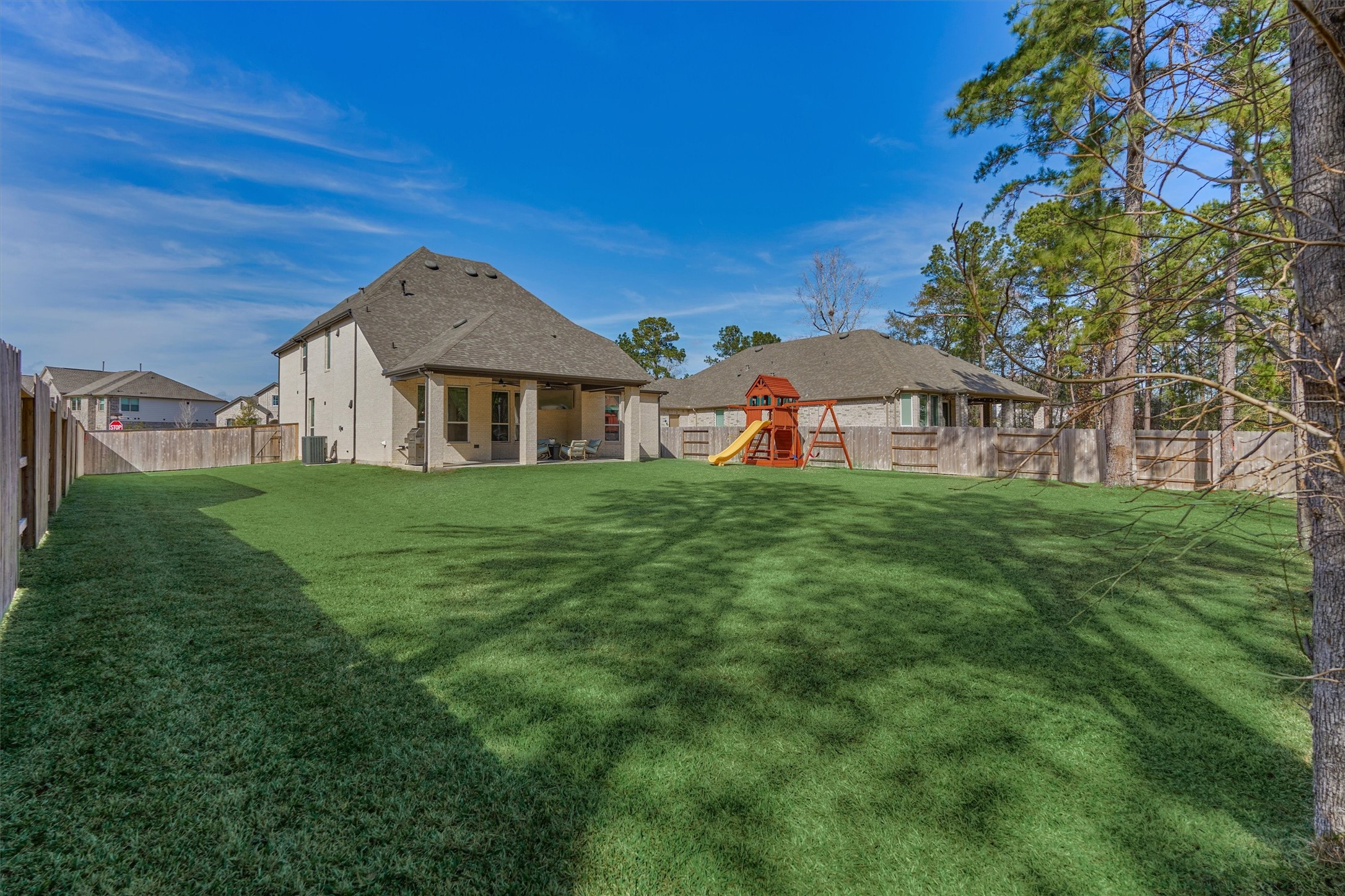 335 Samuels Link Lane Montgomery, TX 77316 - Photo 30 of 45 a view of a house with a big yard