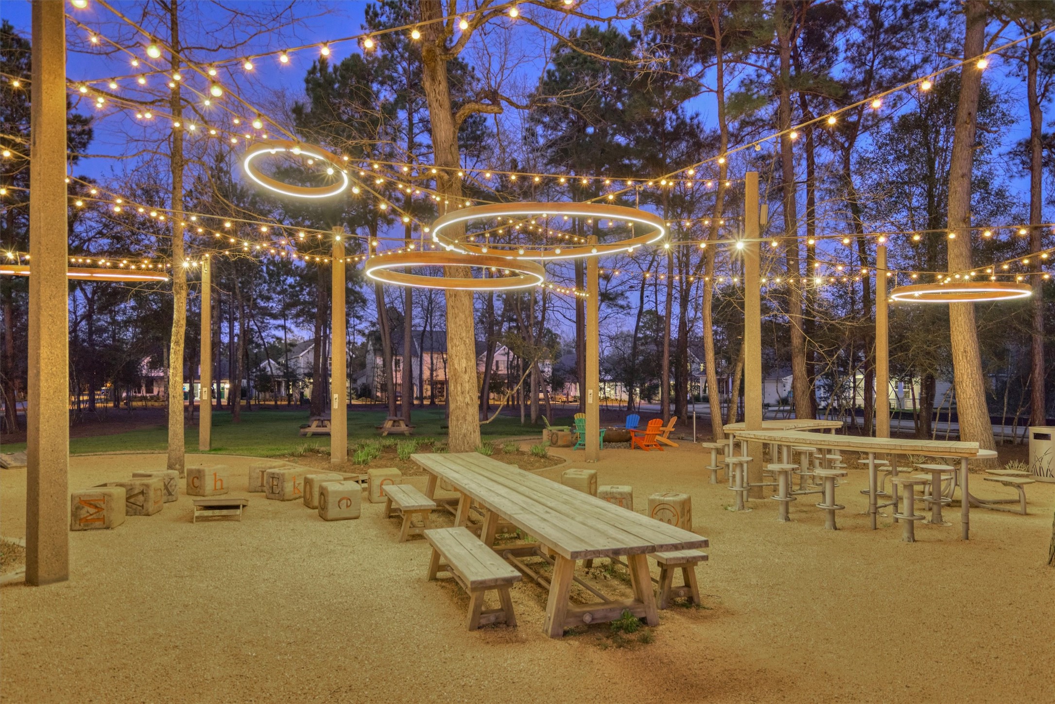 335 Samuels Link Lane Montgomery, TX 77316 - Photo 45 of 45 a view of a chairs and tables in a patio