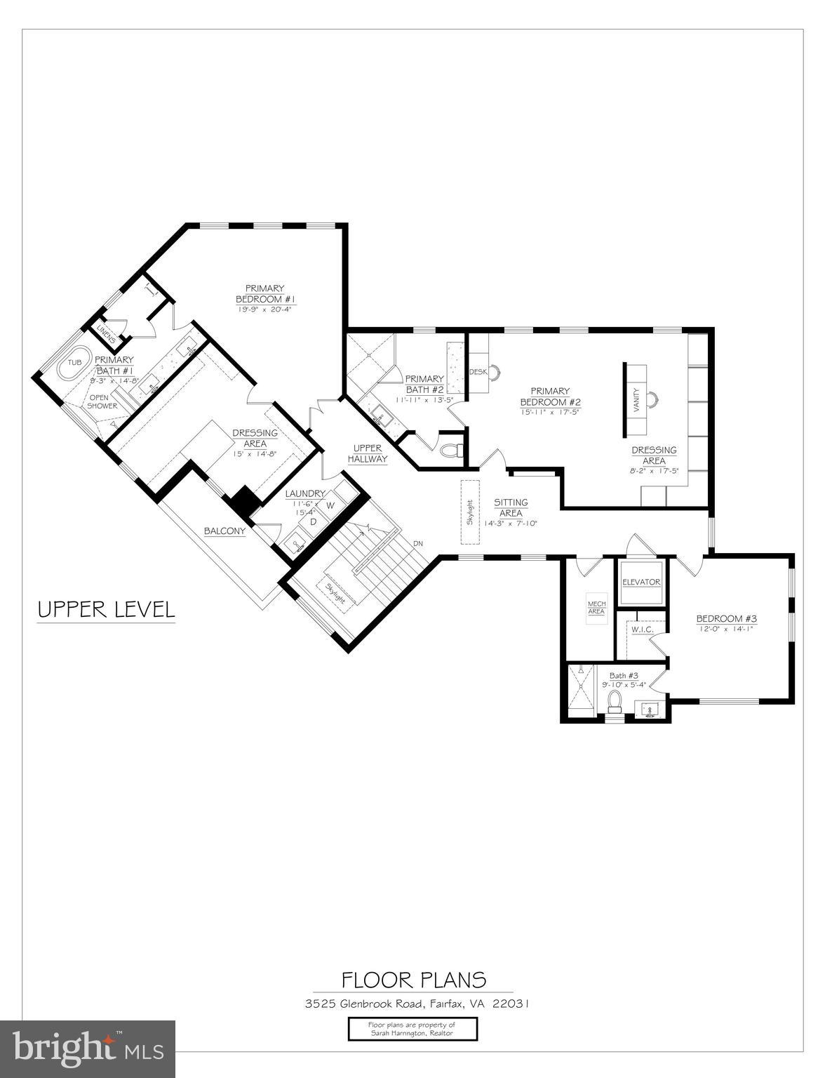 3525 Glenbrook Road Fairfax, VA 22031 - Photo 109 of 111 Floor Plan - Upper Level