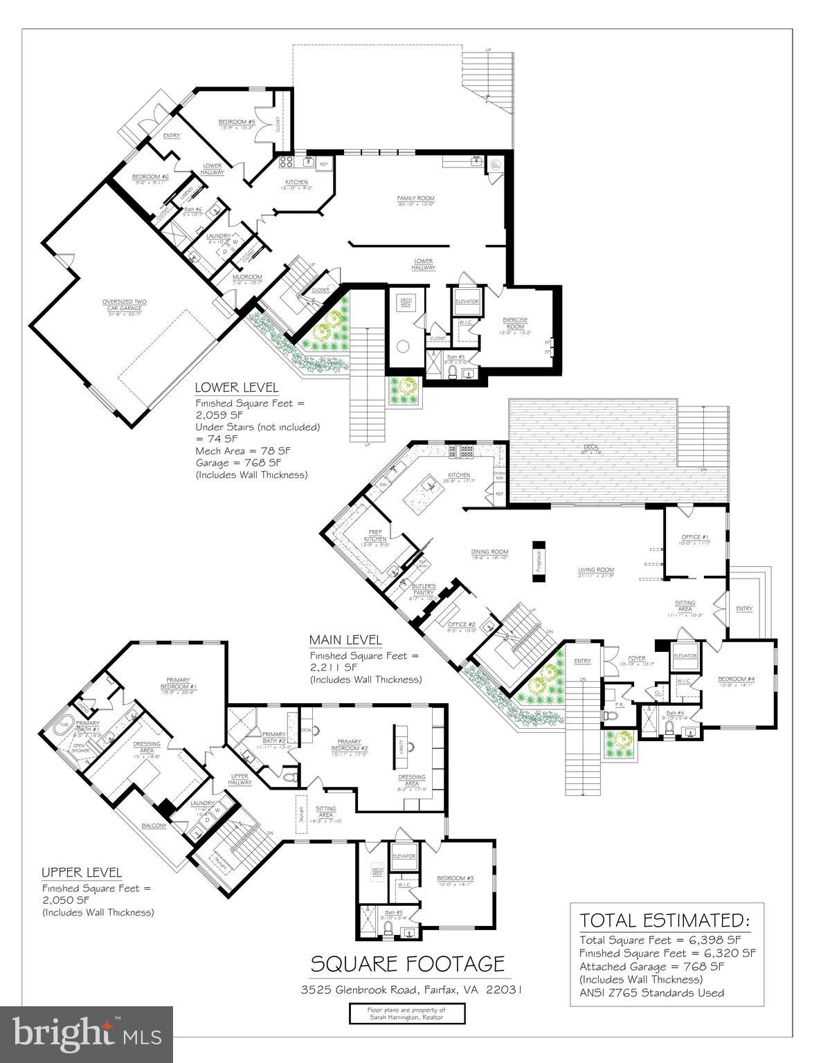 3525 Glenbrook Road Fairfax, VA 22031 - Photo 111 of 111 Floor Plans - Square Footage