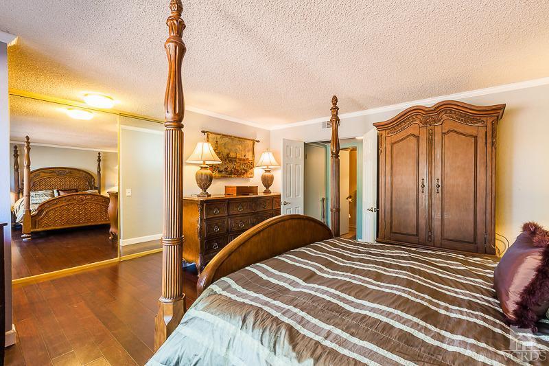 1291 Old Ranch Road Camarillo, CA 93012 - Photo 16 of 41 a bedroom with a bed and a view of bathroom