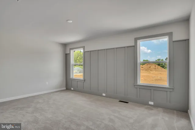 a view of an empty room