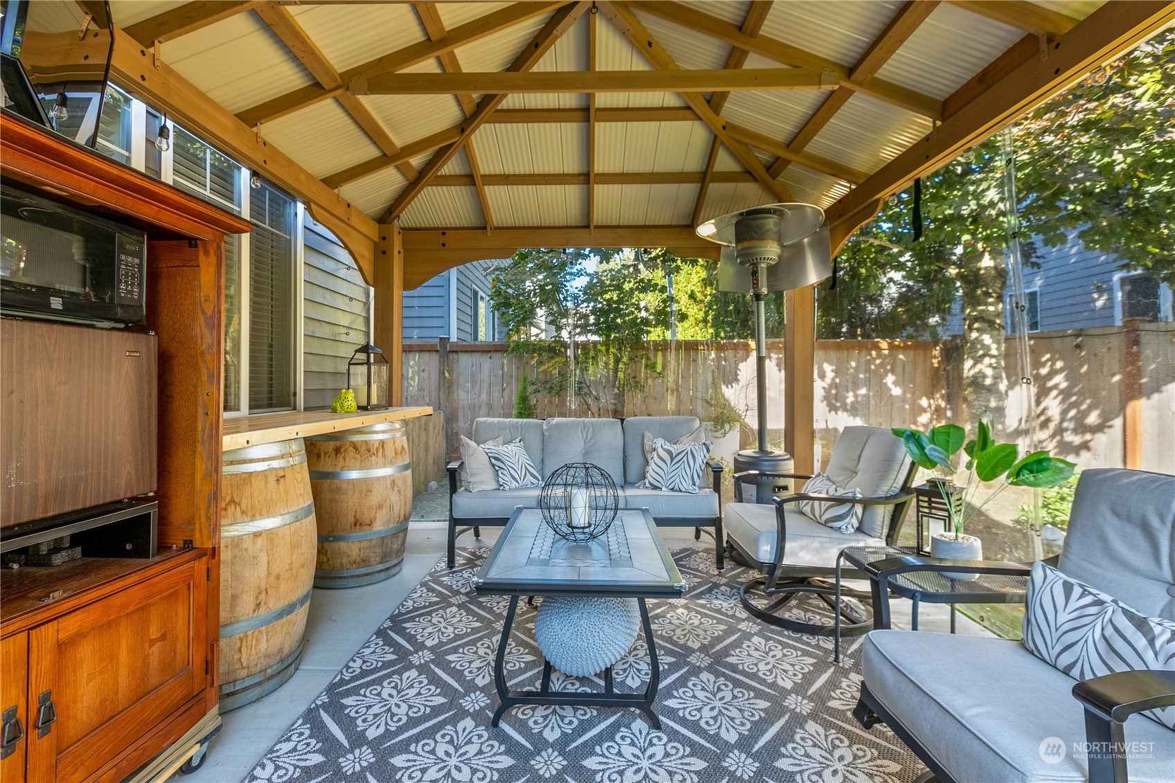18205 27th Drive Southeast Bothell, WA 98012 - Photo 35 of 37 a view of a chairs and table in a patio