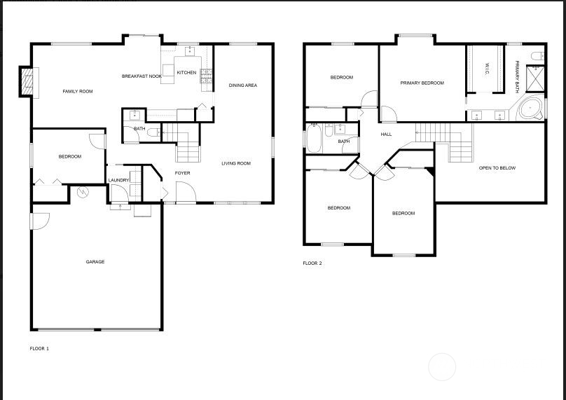 18205 27th Drive Southeast Bothell, WA 98012 - Photo 36 of 37 a picture of floor plan