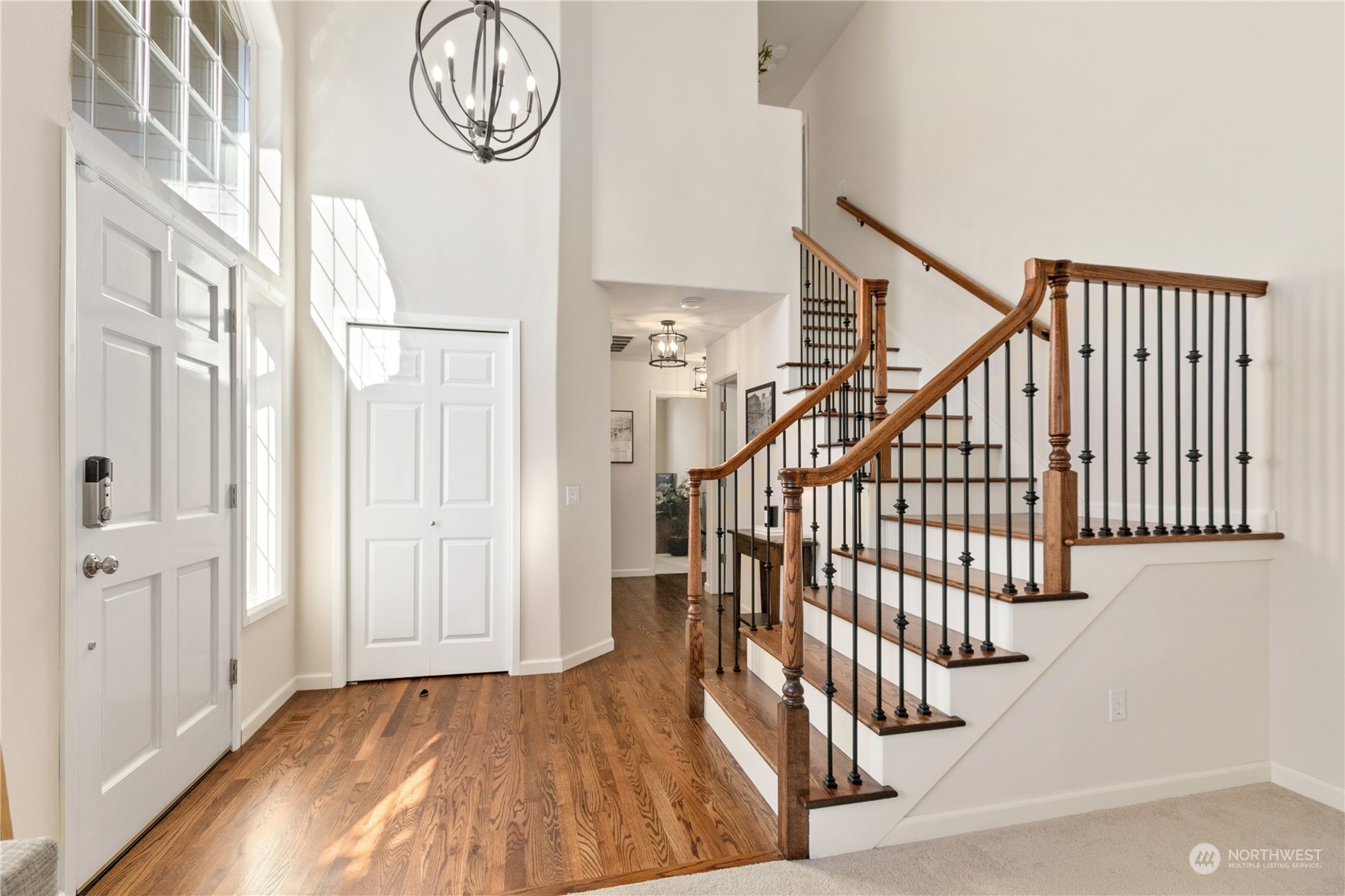 18205 27th Drive Southeast Bothell, WA 98012 - Photo 5 of 37 a view of entryway with wooden floor