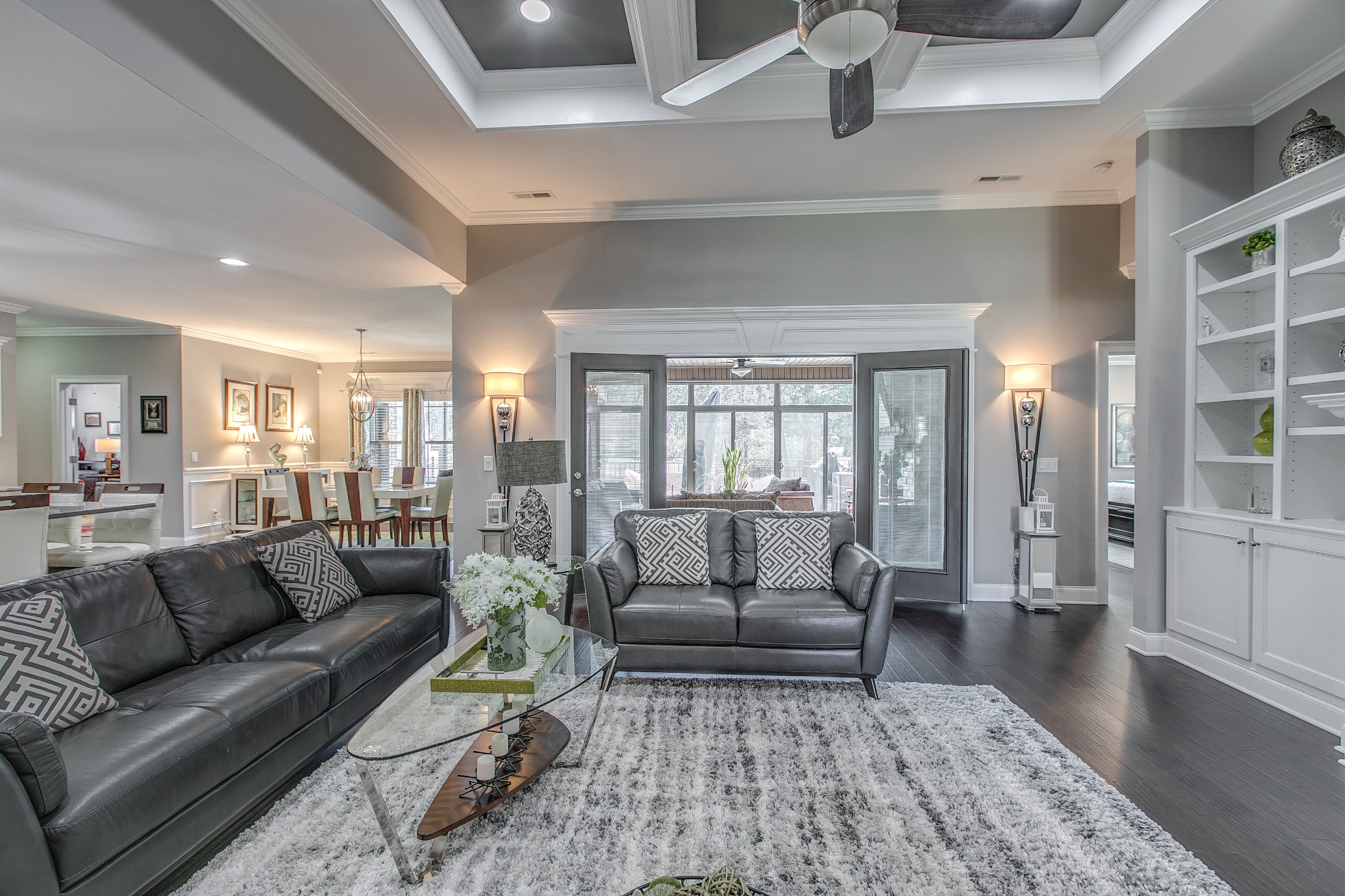 7745 Santos Drive Murfreesboro, TN 37129 - Photo 9 of 58 a living room with furniture and wooden floor