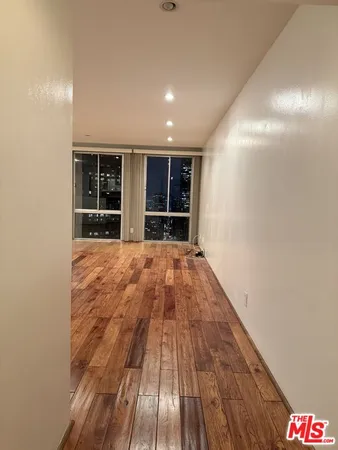 a view of a garden with a pathway