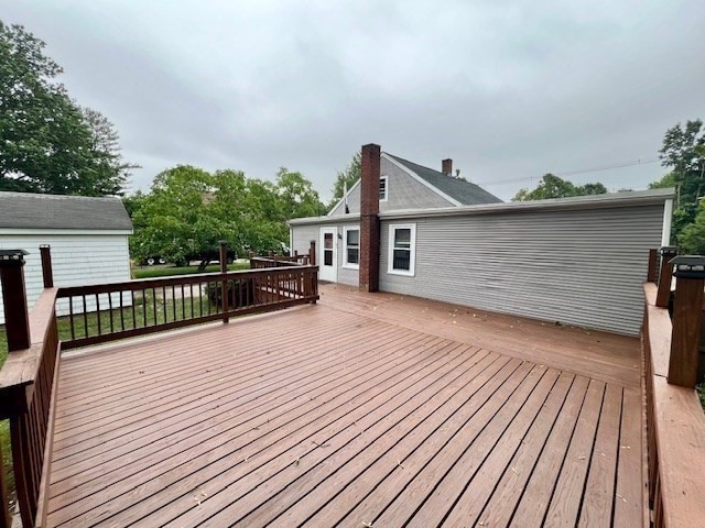 61 Center Street Bridgewater, MA 02324 - Photo 32 of 33 a view of a house with wooden deck
