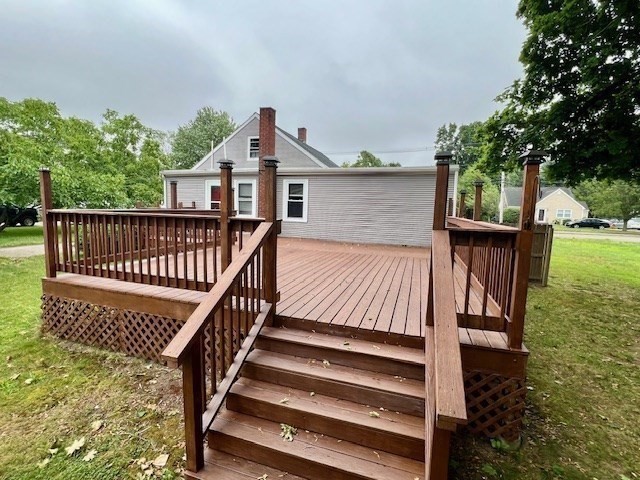 61 Center Street Bridgewater, MA 02324 - Photo 4 of 33 a view of outdoor space and deck