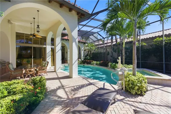 a view of yard with patio