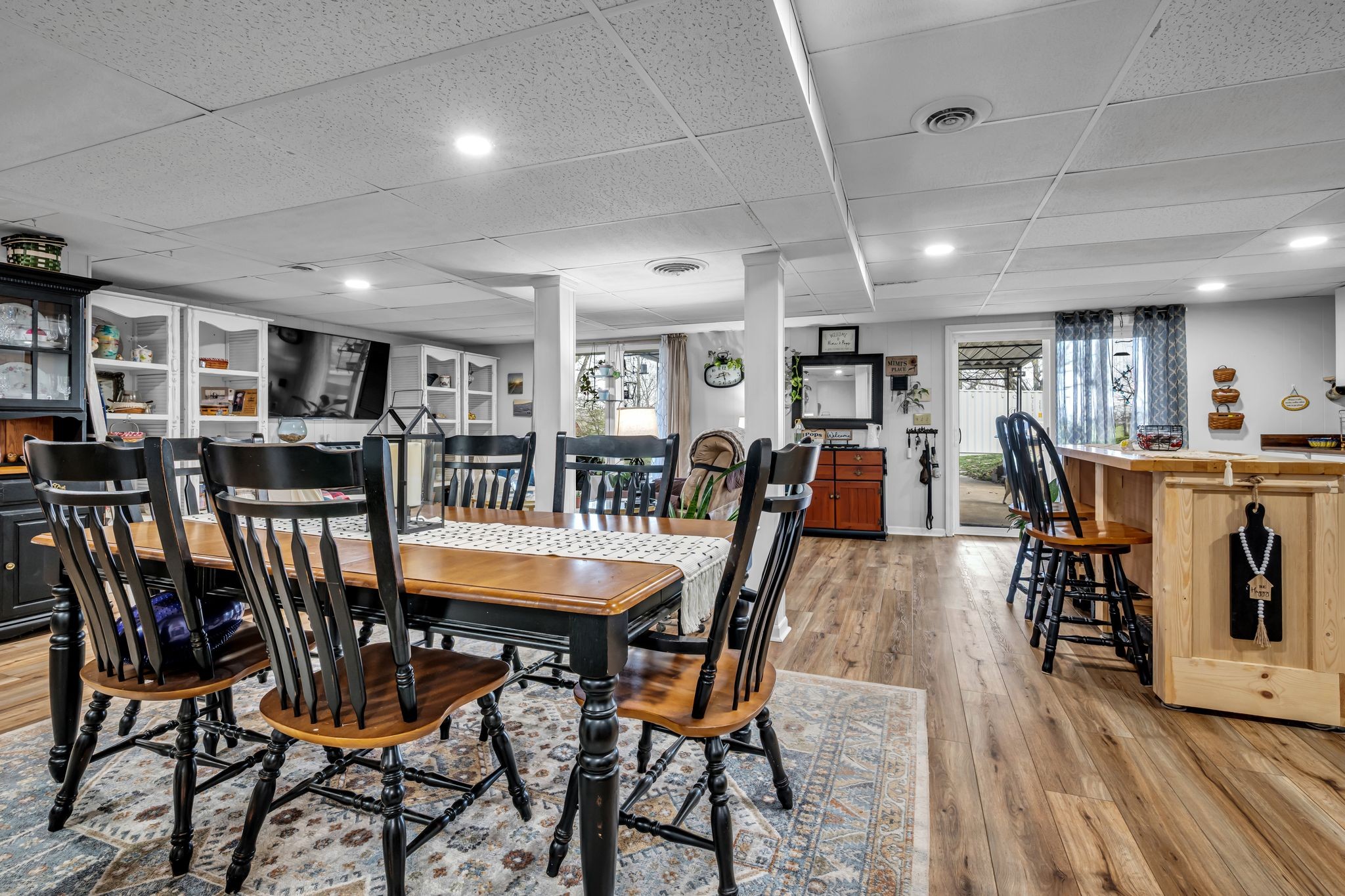 2280 C C C Road Dickson, TN 37055 - Photo 24 of 35 a view of a dining room with furniture and wooden floor