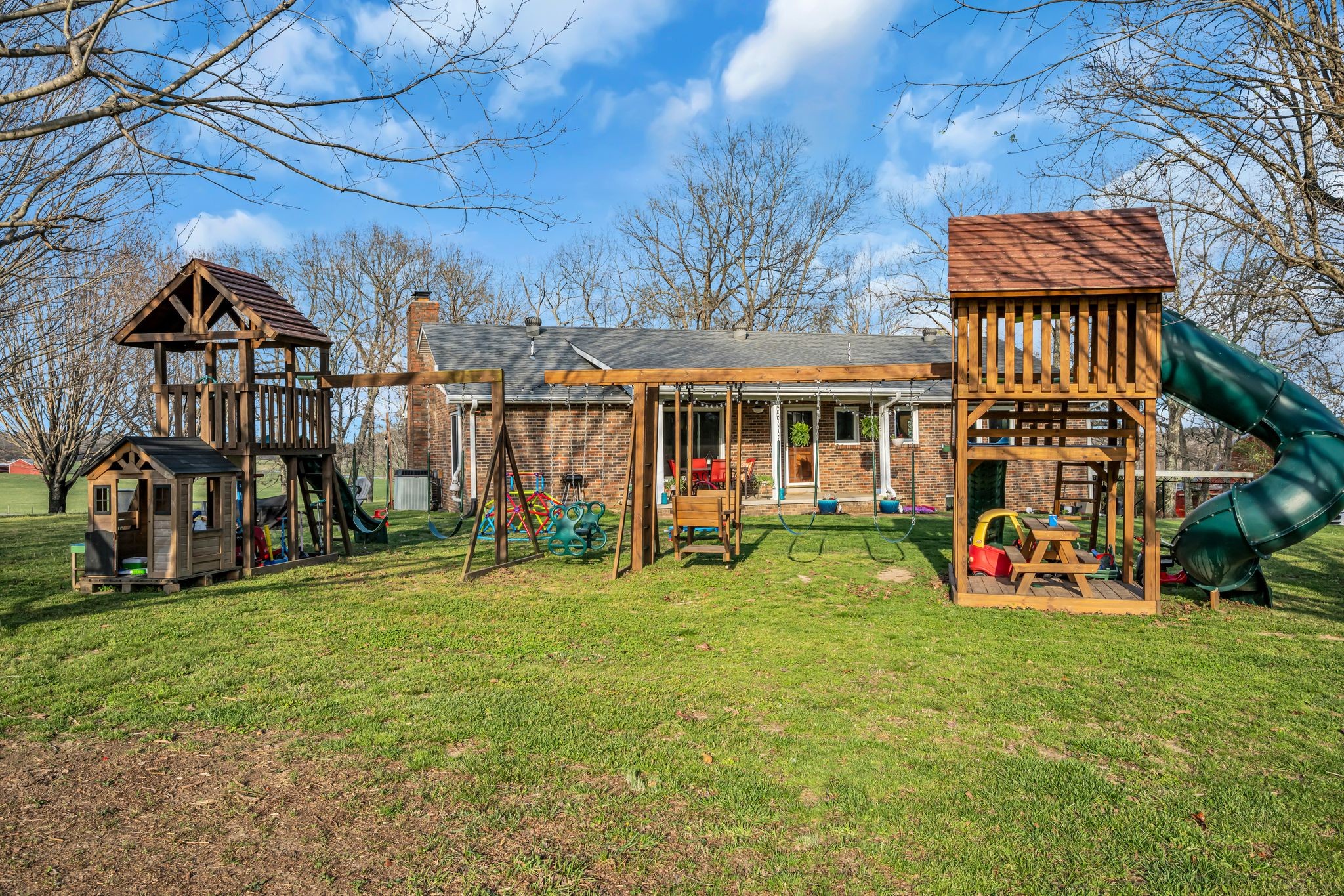 2280 C C C Road Dickson, TN 37055 - Photo 33 of 35 front view of a house with a yard