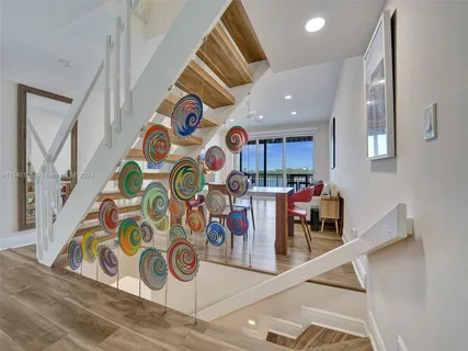 a bathroom with a shower and a tub