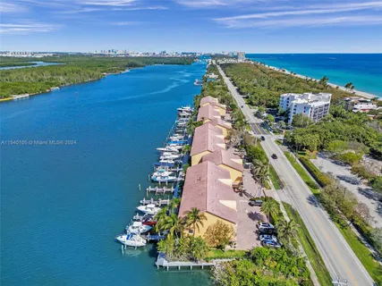 a view of a lake with a mountain in the background