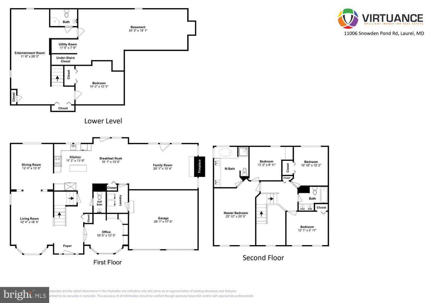 11006 Snowden Pond Road Laurel, MD 20708 - Photo 34 of 34 Floorplan
