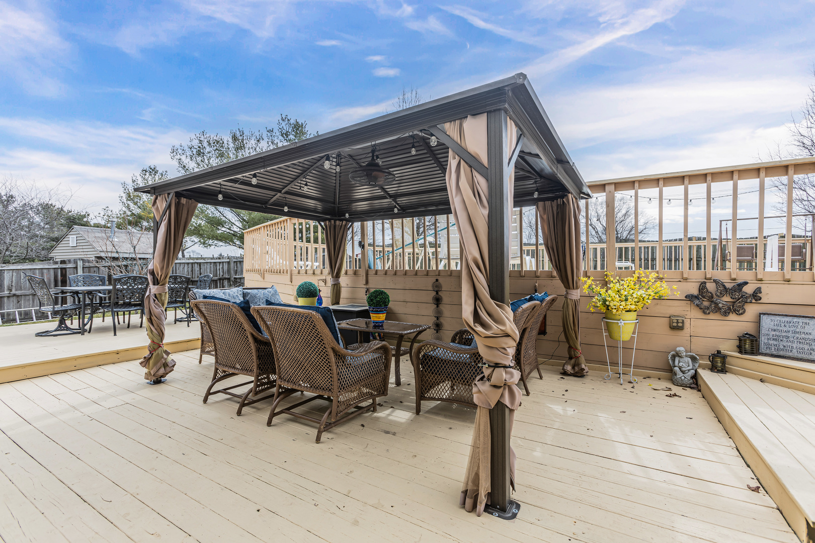 4401 Copper Ridge Road Champaign, IL 61822 - Photo 39 of 49 a roof deck with table and chairs