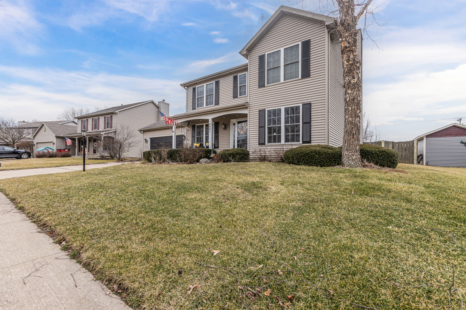 4401 Copper Ridge Road Champaign, IL 61822 - Photo 6 of 49 a house view with a garden space