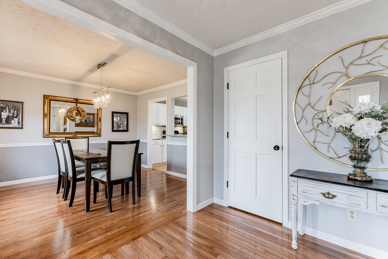 4401 Copper Ridge Road Champaign, IL 61822 - Photo 9 of 49 a view of a dining room with furniture and wooden floor
