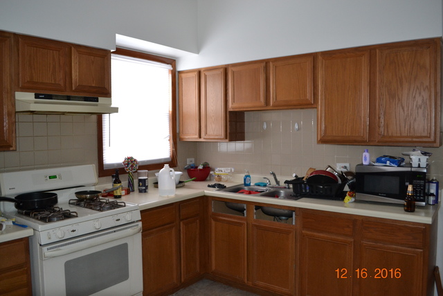 13257 South Baltimore Avenue Chicago, IL 60633 - Photo 8 of 9 a kitchen with a sink a stove and cabinets