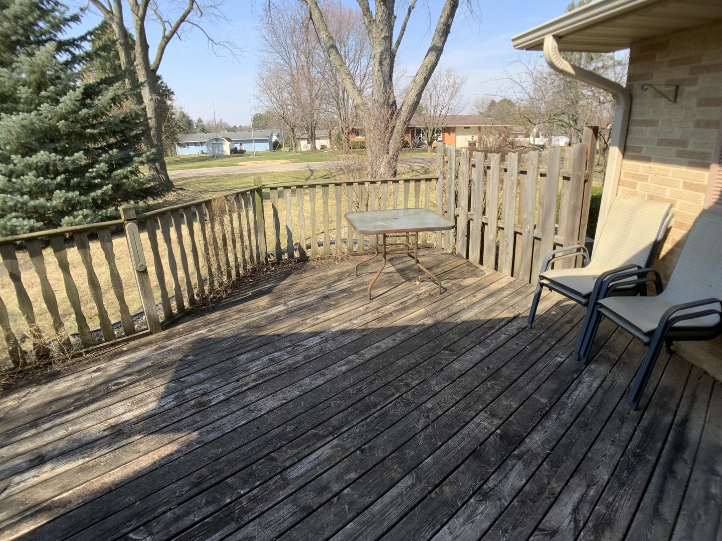 12628 Willow Lane Genoa, IL 60135 - Photo 12 of 21 a view of a balcony with wooden floor