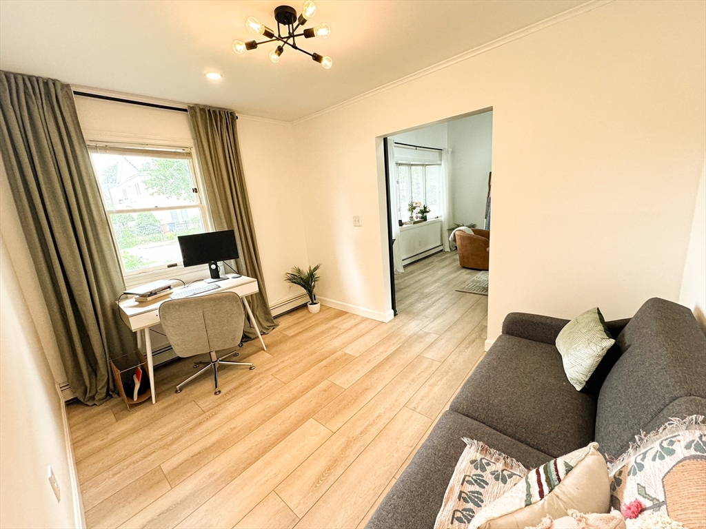 101 Spiers Road Newton, MA 02459 - Photo 16 of 35 a bedroom with furniture and a large mirror