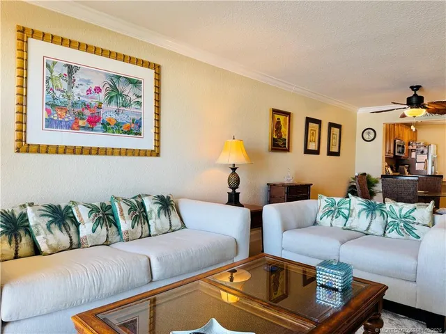 a view of a balcony with wooden floor