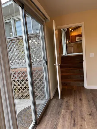 wooden floor in a room