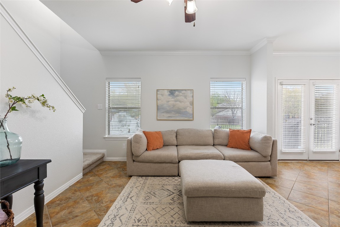 11237 Lost Maples Trail Austin, TX 78748 - Photo 8 of 35 a living room with furniture and windows