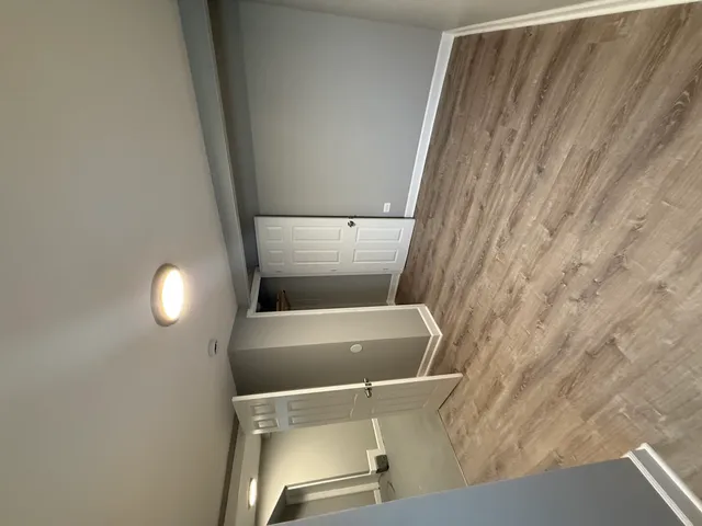 a view of front door