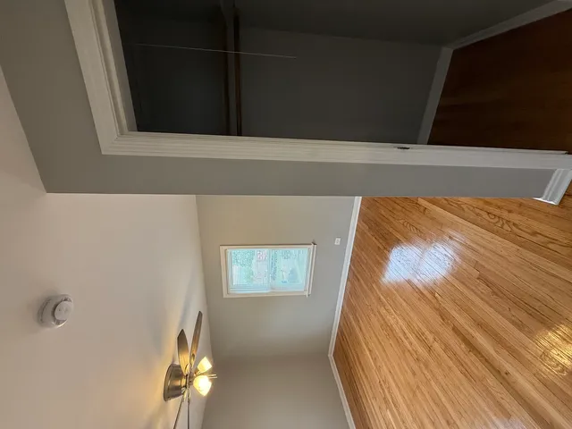 a close view of closet