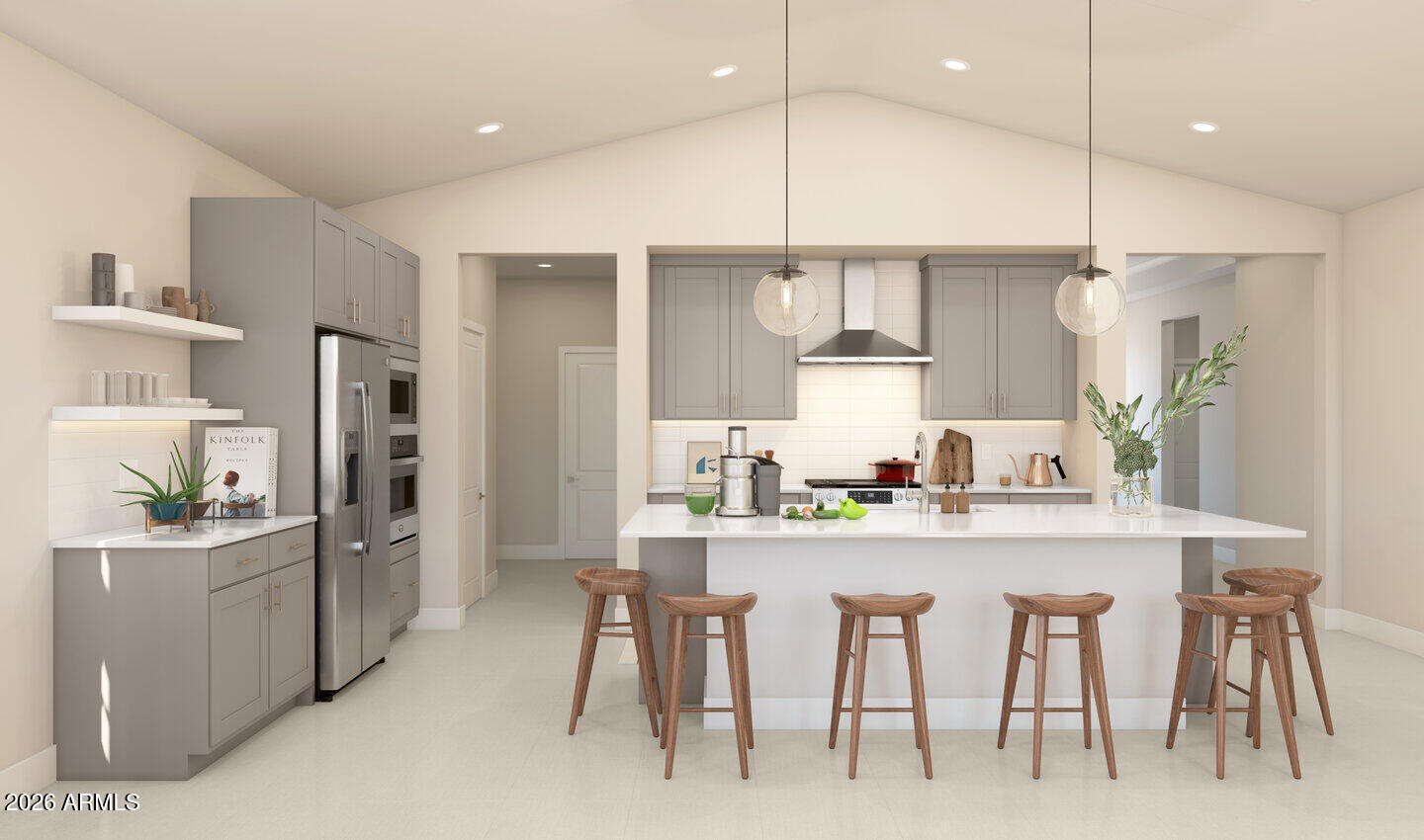 7771 West Sands Road Glendale, AZ 85303 - Photo 2 of 15 a kitchen with stainless steel appliances kitchen island granite top and refrigerator